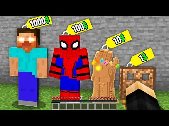 Minecraft, But I Can Buy Everything...