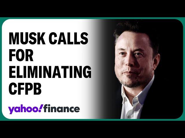 Musk wants to abolish consumer protection agency