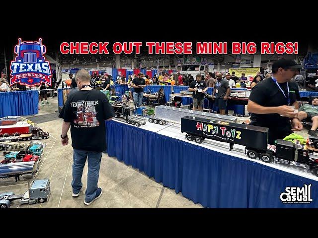 RC Mini Semi Trucks at the Texas Trucking Show 2024