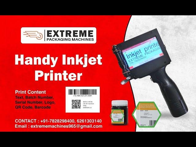 Handy Inkjet Printer !! Batch Coding Machine (7828298400)