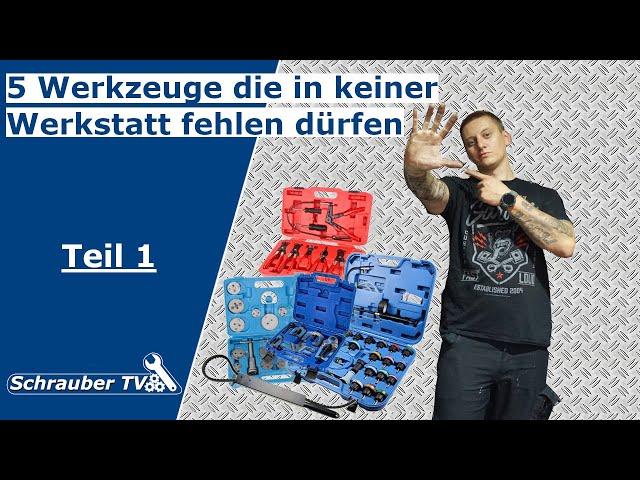 Top 5 Werkzeuge für deine Werkstatt Teil 1 / Autowerkstatt / KFZ Spezial Werkzeug