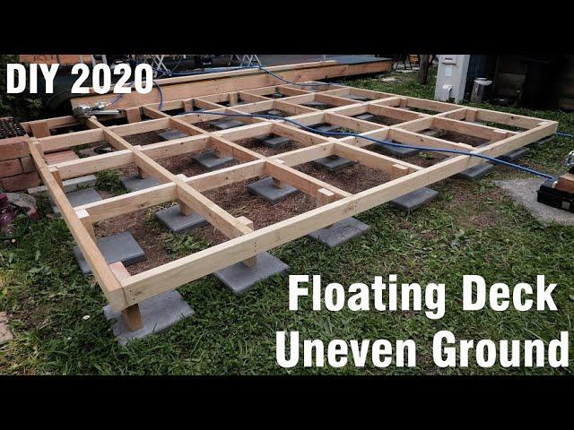 Small Floating Deck 2020 | Easy Decking | DIY | No Digging | How to Build a Floating Deck