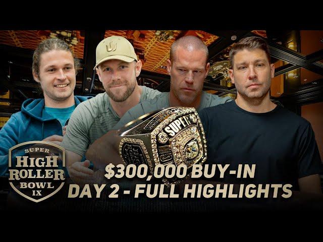 Super High Roller Bowl IX Highlights with Patrik Antonius, Seth Davies, Jeremy Ausmus & Ben Heath