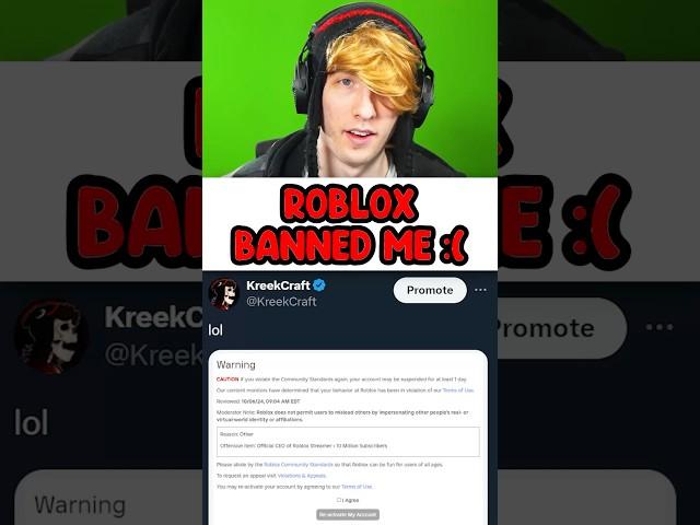 Why Roblox Banned Me