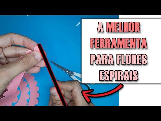 A melhor ferramenta para fazer rosas 3d em espiral | DIY + MOLDE