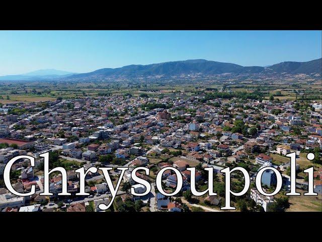 Chrysoupoli, Kavala, Greece - by drone [4K]. #greece