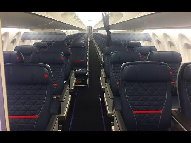 Delta A220-300 cabin tour 4k