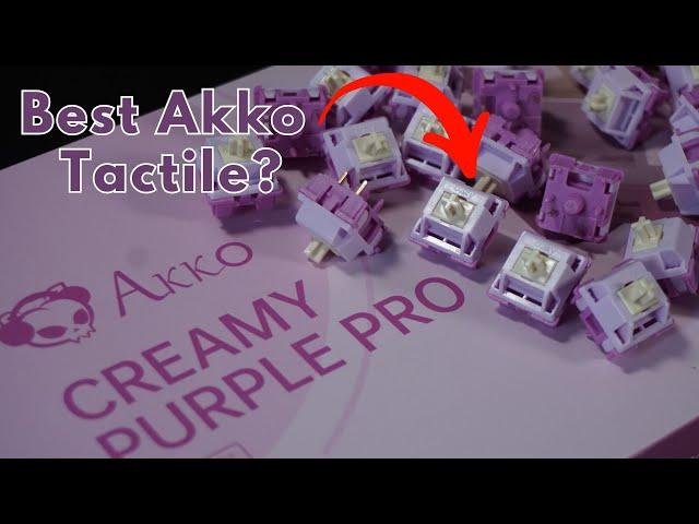 Akko Creamy Purple Pro: Excellent Tactile! Full Review and Soundtest!