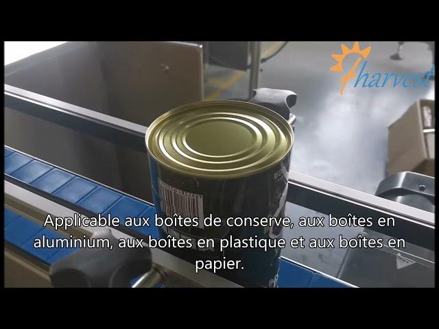 Machine automatique de scellage de boîtes de conserve,machine à sceller les boîtes métalliques