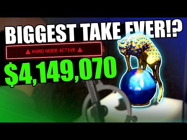 $4,149,070 Biggest Take Ever? 6 Golds, 4 Manned With Panther Statue | GTA Online Cayo Perico Heist