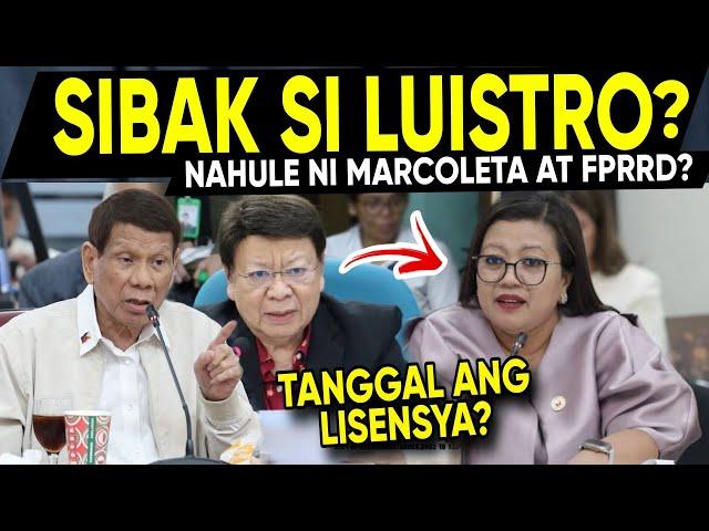 HETO NAKAKABILIB! FPRRD at CONG.MARCOLETA PENATATANGGA/LAN na ng LlSENSYA si LUlSTR0 Bilang ABUGAD0?