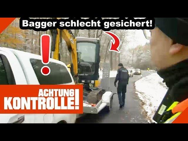 "Funktioniert so nicht!"  Ladungssicherung REICHT NICHT AUS! |1/2| Kabel Eins | Achtung Kontrolle