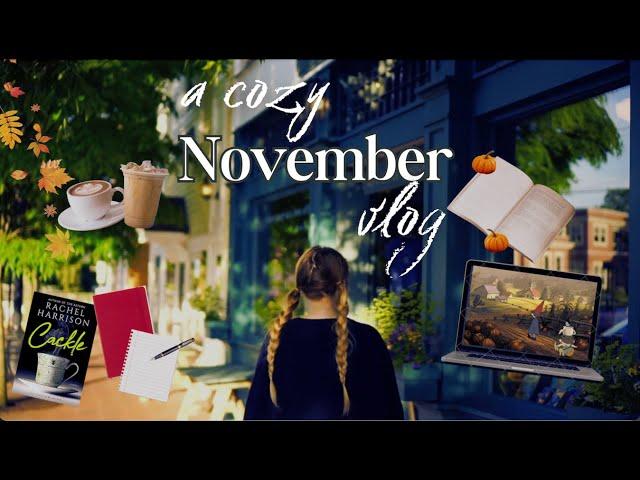 NOVEMBER RESET | life chat, saying goodbye to halloween, finishing autumn TBR, writing journey