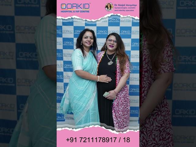 Our happy patient Bhumika Patel, new parent, mother, orkid hospital, vesu, surat