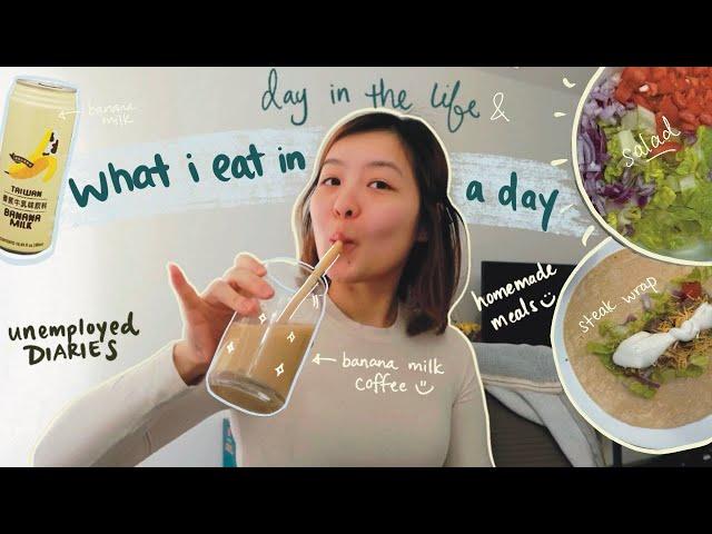 what i eat in a day, productive day being unemployed, resume tips | unemployed life vlog ︎ EP 3