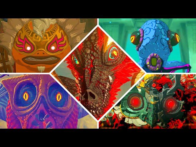 Zelda: Tears of the Kingdom 4K - All Bosses (No Damage)