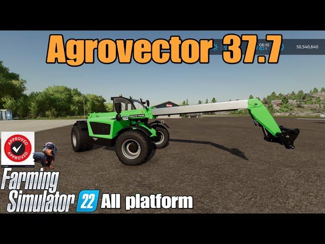 Agrovector 37.7. / FS22 mod for all platforms