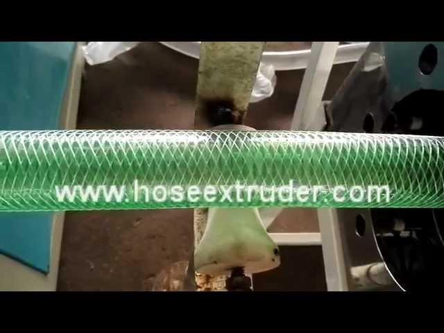 polyester yarn reinforced pvc steel wire hose extrusion machine