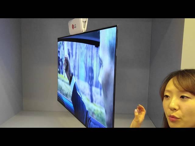 LG 55" Dual Sided TV at CES 2016