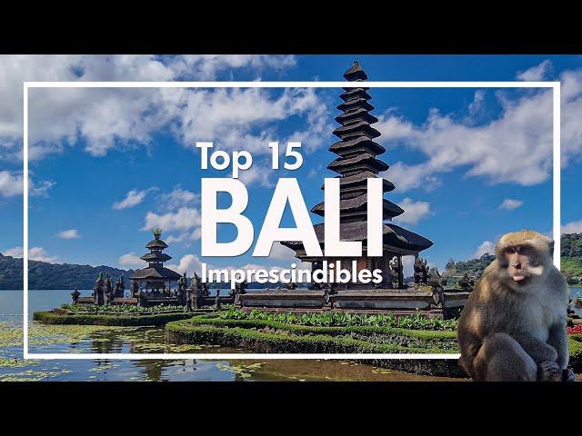 BALI: Top 15 (+1) sitios que ver en Bali imprescindibles