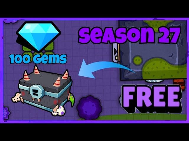 *Free* season 27 chest (100 Gems) in zombsroyale