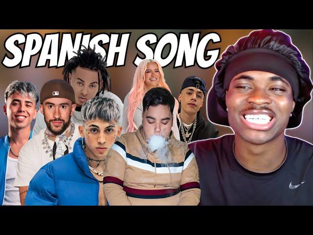 REACTING TO SPANISH SONGS