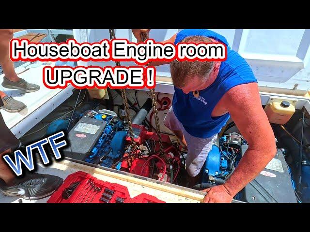 "Max Engine Room Space: Replacing the Generator on our Gibson Houseboat with a better option"