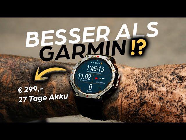 Beste Smartwatch für Outdoor Sport! | Amazfit T-Rex 3 nach einer Woche im Test!