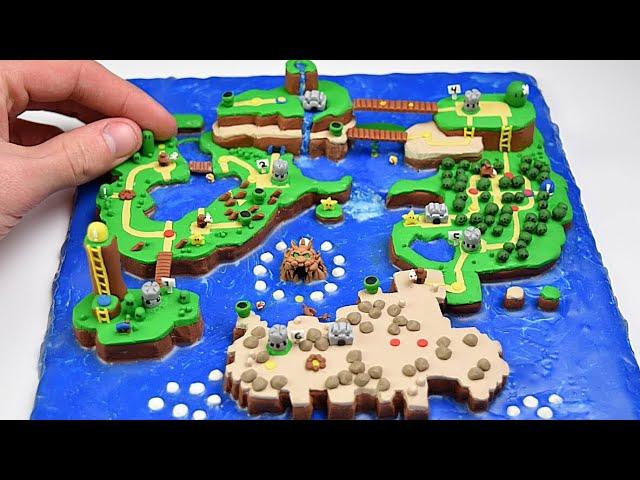 Making The World Map From Super Mario World - Polymer Clay Tutorial - Colab With AdasAtelier