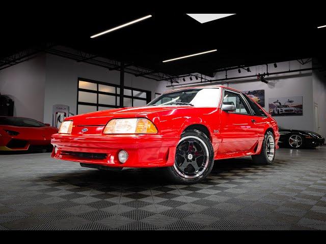 1990 Ford Mustang GT! Only 6K original miles! 5.0L V8 Engine and 5 Speed Manual!