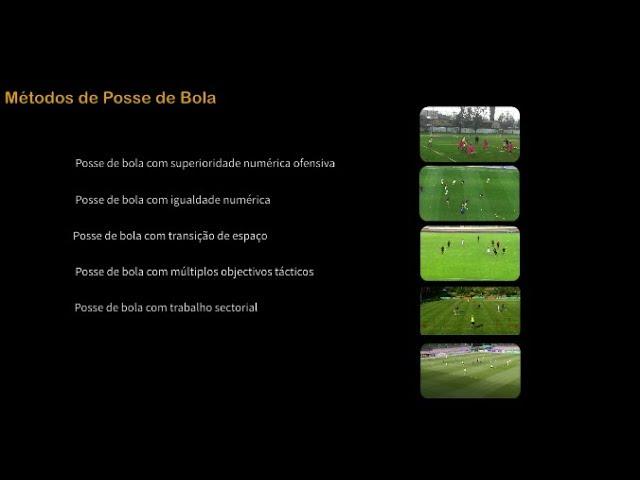 Futebol. Métodos de treino para a posse de bola