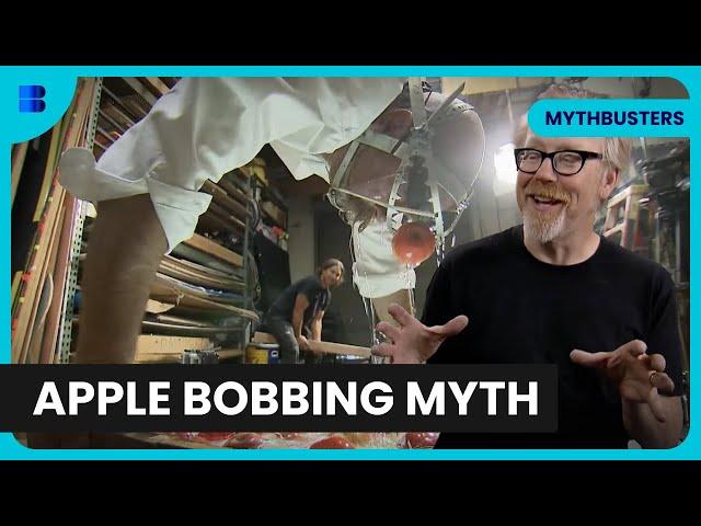 Extreme Apple Bobbing Challenge! - Mythbusters - Science Documentary