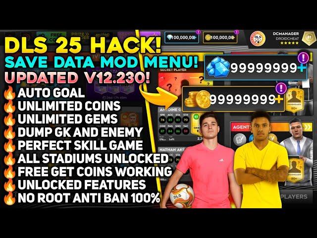 DLS 25 Hack/Mod Apk (Unlimited Gems and Coins in Dream League Soccer 2025) iOS, Android Works