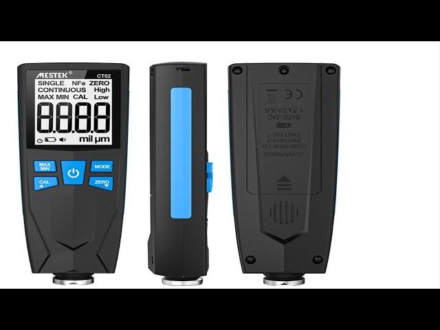 Калибровка толщиномера Mestek CT02/CT02C