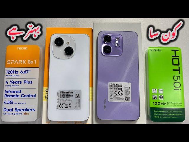 Best option for you | Tecno spark Go1 vs infinix hot 50i |