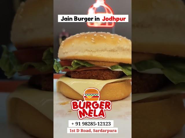 Burger Mela Jodhpur || Jain, Satvik and Vegetarian  Burgers Spot at Jodhpur #burger #burgerlover