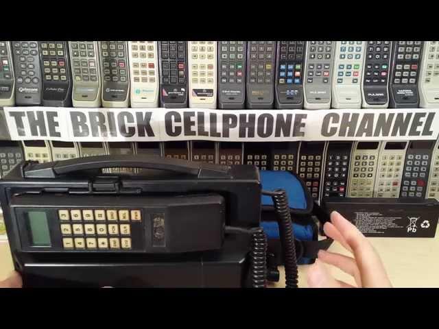 Vintage NEC transportable Brick phone for the Analog TACS system