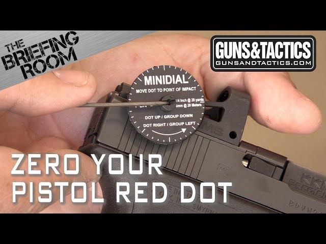 How to Zero Your Pistol Red Dot