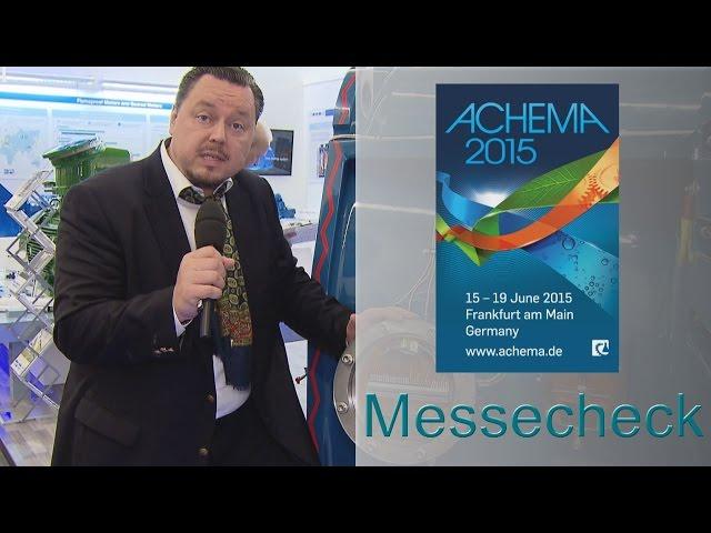 Achema 2015: ke NEXT TV berichtet von der Leitmesse für Prozessindustrie