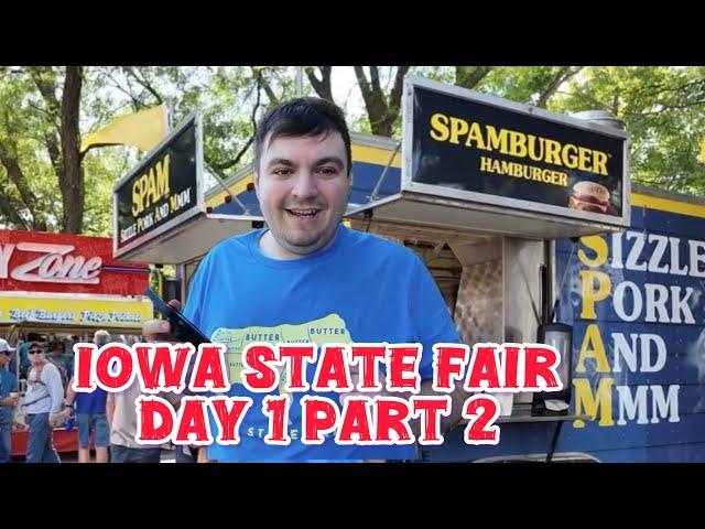 Iowa State Fair 2024 Spam Burger! Chickens | Cultural Building | Pioneer Hall | Food | Dance | Livy