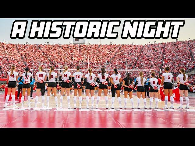  Nebraska volleyball sets NEW WORLD RECORD  Playing in front of 92,003 people! | SportsCenter