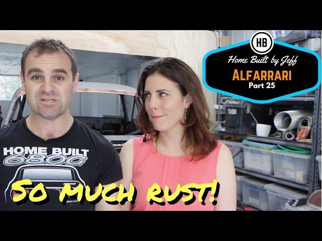 So much rust! - Alfarrari 105 project car build part 25