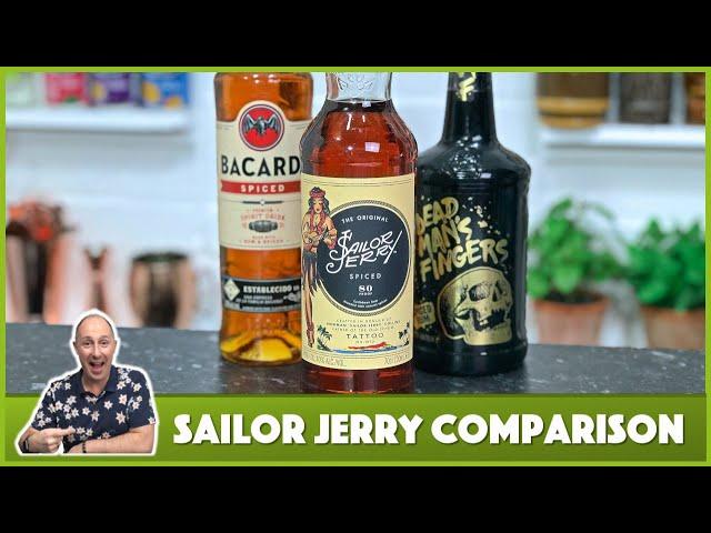 Sailor Jerry Spiced Rum Review | Sailor Jerry vs Dead Mans Fingers vs Bacardi Spiced