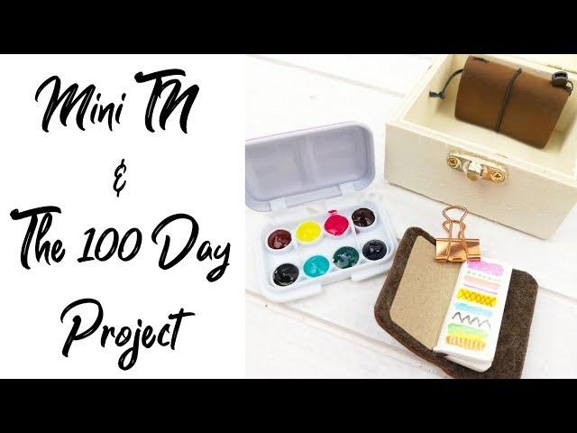 Mini Travelers Notebook & The 100 Day Project