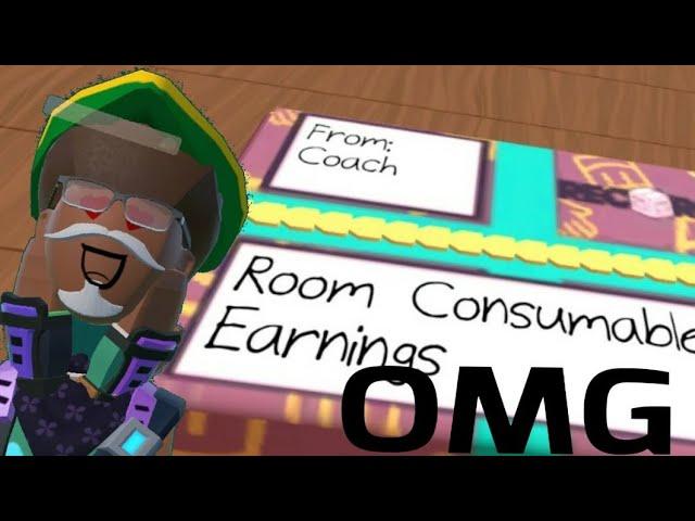 my first room earnings (rec room VR)