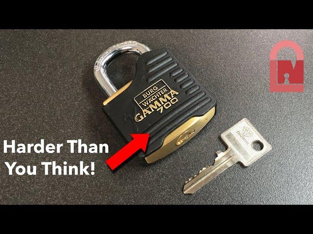 Burg Wachter Gamma 700 Padlock Picked