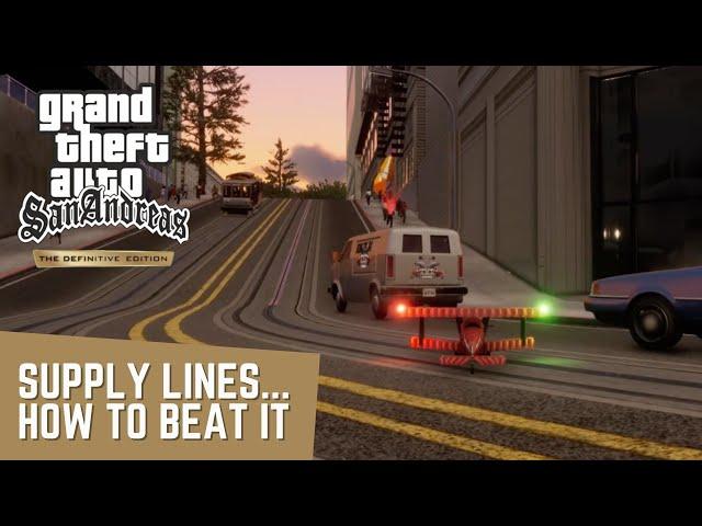 GTA San Andreas: Definitive Edition - Supply Lines... [EASY WAY TO WIN!]