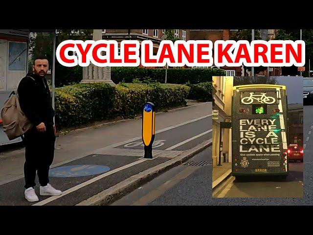 Idiot Tells Me To Use The Cycle Lane