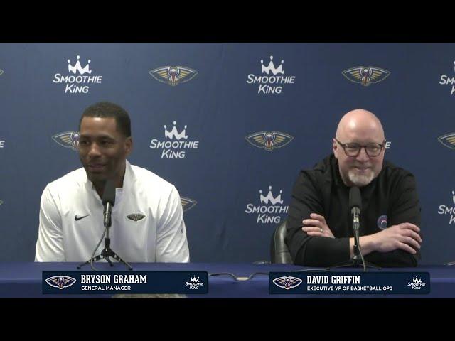 David Griffin & Bryson Graham interview | Pelicans Media Day 2024