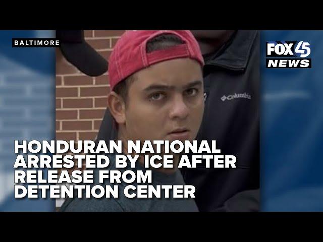 Honduran national arrested by ICE after release from a Maryland Detention Center